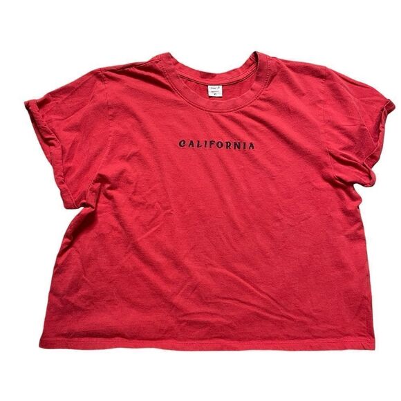 VIBE N' California Graphic T-Shirt Red Size XL - Picture 2 of 3